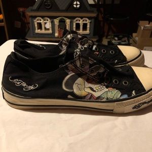 Ed Hardy skull sneakers